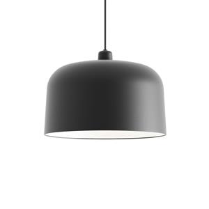 Luceplan Zile hanglamp mat zwart, Ø 40 cm