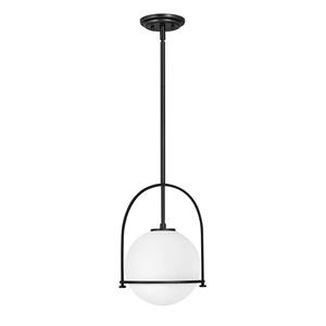 Quintiesse Hanglamp Sommerset, 1-lamp, zwart
