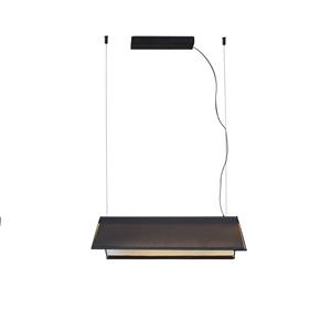 FARO BARCELONA LED-Hängeleuchte Ludovico Surface, 60 cm, schwarz