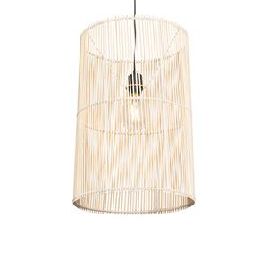 QAZQA Scandinavische hanglamp bamboe - Natasja