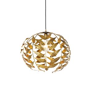 QAZQA Vintage hanglamp antiek goud 50 cm - Linden