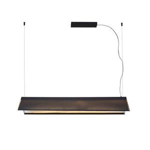 FARO BARCELONA LED hanglamp Ludovico Surface, 115 cm, zwart