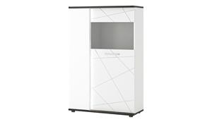 Highboard ¦ weiß ¦ Maße (cm): B: 92 H: 141 T: 40  - Möbel Kraft