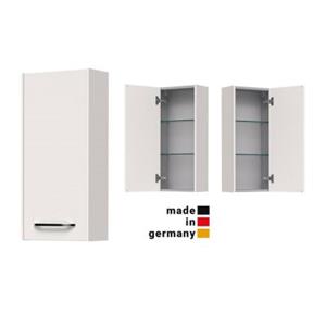 LOMADOX Hängeschrank Badezimmer SEVILLA-66 in weiß Hochglanz, B/H/T: ca. 32/70/17 cm