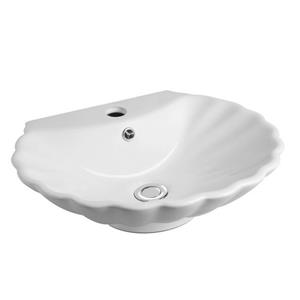 NEG Aufsatzwaschbecken » Aufsatz-Waschbecken Uno38A (Muschel-Form/oval)«