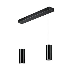 Knapstein LED hanglamp Helli up/down 2-lamps zwart