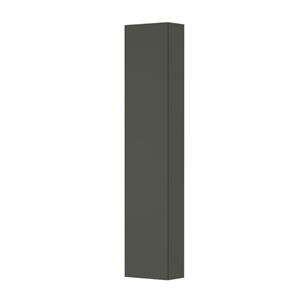INK badkamerkast 35x169x20cm 1 deur links/rechtsdraaiend greeploos met spiegelMat beton groen 1241107