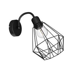 Luminex Wandlamp Jin, zwart, 1-lamp