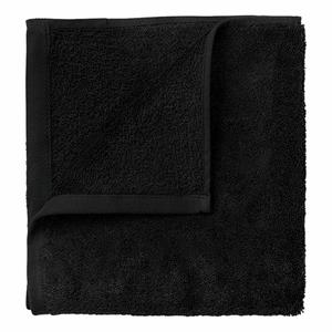 Blomus Gästehandtücher »Riva 4er Set Black 30 x 30 cm« (4-St), 100% Baumwolle