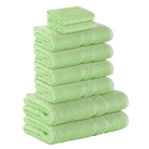 StickandShine Handtuch Set »2x Gästehandtuch 4x Handtücher 2x Duschtücher als SET in verschiedenen Farben (8 Teilig) 100% Baumwolle 500 GSM Frottee 8er Handtuch Pack«, 100% 