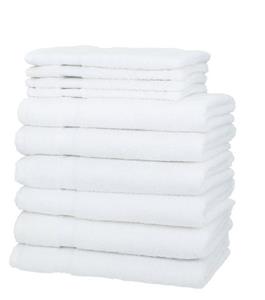 Betz Handtuch Set »10-TLG. Handtuch-Set Palermo 100% Baumwolle 6 Handtücher 4 Waschhandschuhe Farbe weiß«