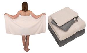 Betz Handtuch Set » 5 TLG. Handtuch Set Single Pack 100% Baumwolle 1 Duschtuch 2 Handtücher 2 Waschhandschuhe« (5-tlg)