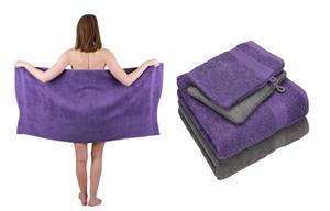 Betz Handtuch Set » 5 TLG. Handtuch Set Single Pack 100% Baumwolle 1 Duschtuch 2 Handtücher 2 Waschhandschuhe« (5-tlg)