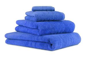 Betz Handtuch Set »4-TLG. Handtuch-Set Deluxe 100% Baumwolle 1 Badetuch 1 Duschtuch 1 Handtuch 1 Seiftuch Farbe blau« (4-tlg)