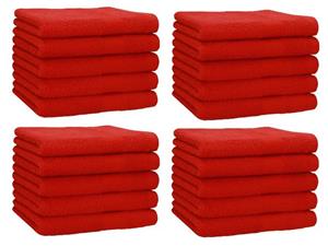 Betz Gästehandtücher »20 Stück Gästehandtücher Premium 100% Baumwolle Gästetuch-Set 30x50 cm Farbe rot«