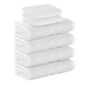 StickandShine Handtuch Set »2x Gästehandtuch 4x Handtücher als SET in verschiedenen Farben (6 Teilig) 100% Baumwolle 500 GSM Frottee 6er Handtuch Pack«, 100% Baumwolle 500 GSM
