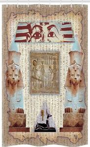 Abakuhaus Duschvorhang »Badezimmer Deko Set aus Stoff mit Haken« Breite 120 cm, Höhe 180 cm, Ägypten Ancient Heritage Mumie