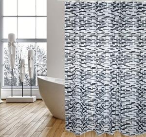 MSV Duschvorhang »Cotexsa LOFT« Breite 180 cm, Premium Textil-Duschvorhang, Made in Spain, 100% Polyester, wasserundurchlässig, Anti-Schimmel-Effekt, Anti-Bakteriell beschichtet, wasc