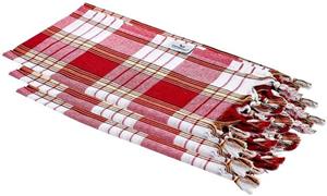 Carenesse Hamamtücher »3x Classic rot 80x170 cm Pestemal Fouta Saunatuch Strandtuch Handtuch«, 100% Baumwolle saugfähig & schnelltrocknend beach towel Backpacker