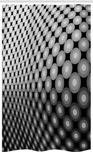 Abakuhaus Duschvorhang »Badezimmer Deko Set aus Stoff mit Haken« Breite 120 cm, Höhe 180 cm, Abstrakt 3D Digital Mosaic Dots