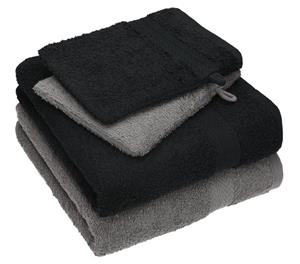 Betz Handtuch Set »4 TLG. Handtuch Set Happy Pack 100% Baumwolle 2 Handtücher 2 Waschhandschuhe«