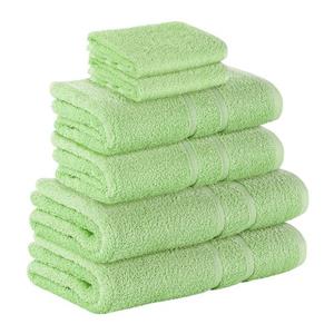 StickandShine Handtuch Set »2x Gästehandtuch 2x Handtücher 2x Duschtücher als SET in verschiedenen Farben (6 Teilig) 100% Baumwolle 500 GSM Frottee 6er Handtuch Pack«, 100% 
