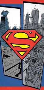 Superman Badetuch » Handtuch Logo Superhelden Strandtuch Kinder Urlaub Badetuch 70 x 140cm«