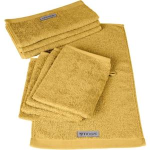 ROSS Handdoekenset Sinfonie bevat gastendoeken en washandjes (set, 8-delig)