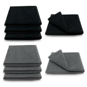 ARLI Handtuch Set »Handtuch 100% Baumwolle 8 Handtücher 4 x anthrazit + 4 schwarz Set Serie aus hochwertigem Rohstoff Frottier klassischer Design elegant schlicht modern praktisch mit Handt