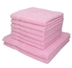 Betz Handtuch Set »8-TLG. Handtuch-Set Palermo 100% Baumwolle 2 Duschtücher 6 Handtücher Farbe rosé«