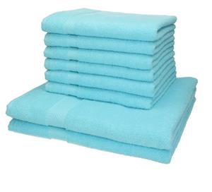 Betz Handtuch Set »8-TLG. Handtuch-Set Palermo 100% Baumwolle 2 Duschtücher 6 Handtücher Farbe türkis«