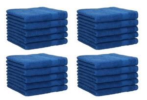 Betz Gästehandtücher »20 Stück Gästehandtücher PALERMO 100% Baumwolle Größe 30x50 cm Farbe Blau« (20-St)