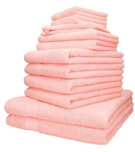 Betz Handtuch Set »12-TLG. Handtuch-Set Palermo 100% Baumwolle 2 Liegetücher 4 Handtücher 2 Gästetücher 2 Seiftücher 2 Waschhandschuhe« (12-tlg)
