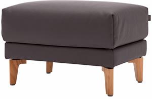 Hülsta Sofa Hocker hs.450, mit Holzfüßen