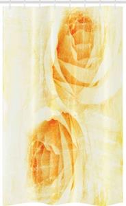 Abakuhaus Duschvorhang »Badezimmer Deko Set aus Stoff mit Haken« Breite 120 cm, Höhe 180 cm, Abstrakt Aquarell-Rosen-Blumen