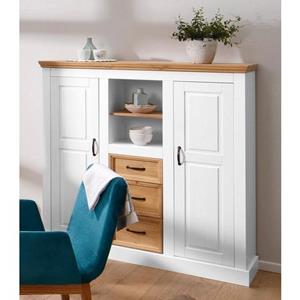 Home affaire Highboard Selma Breedte 130 cm