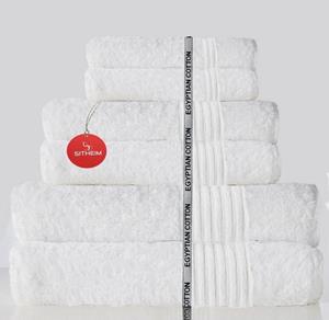 Sitheim-Europe Handtuch Set »NEFERTITI Handtücher aus 100% Baumwolle 6-teiliges Handtuch-Set« (Spar-Set, 6-tlg), 100% premium ägyptische Baumwolle