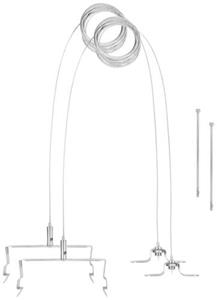 LEDVANCE Seilabhängung 5m kürzbar Stahl