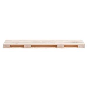 Leen Bakker Wandplank Pallet - whitewash - 80x23,5 cm