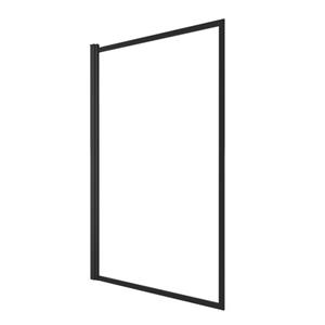 Praxis Aurlane badwand mat zwarte frame 130x75cm