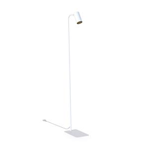 Nowodvorski Lighting Vloerlamp Mono, kop draaibaar, wit/goud