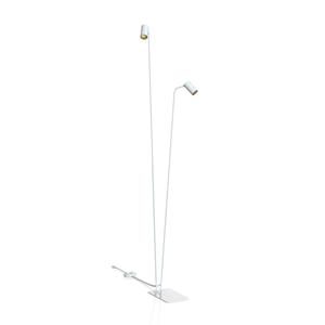 Nowodvorski Lighting Vloerlamp Mono II, 2-lamps, wit/goud