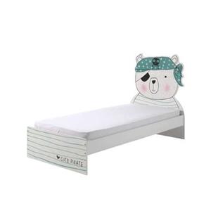 OCTAsmart Vipack bed Pirate - wit/groen - 204x121x99 cm