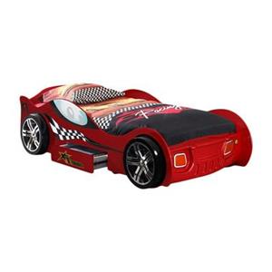 OCTAsmart Vipack autobed Turbo Racing - rood - 63x111x225 cm