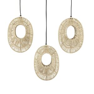 By-Boo Hanglamp Ovo cluster rectangular - natural