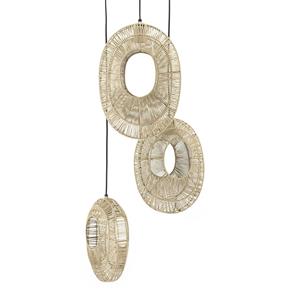 By-Boo Hanglamp Ovo cluster round - natural