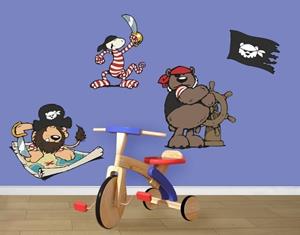 Klebefieber Wandtattoo Kinderzimmer NICI - Pirates