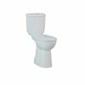 Aqua Splash Toiletpot Staand Verhoogd 39.3 cm Wit Compleet 