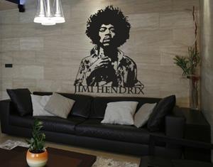 Klebefieber Wandtattoo Portrait Jimi Hendrix