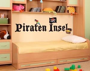 Klebefieber Wandtattoo Kinderzimmer Pirateninsel